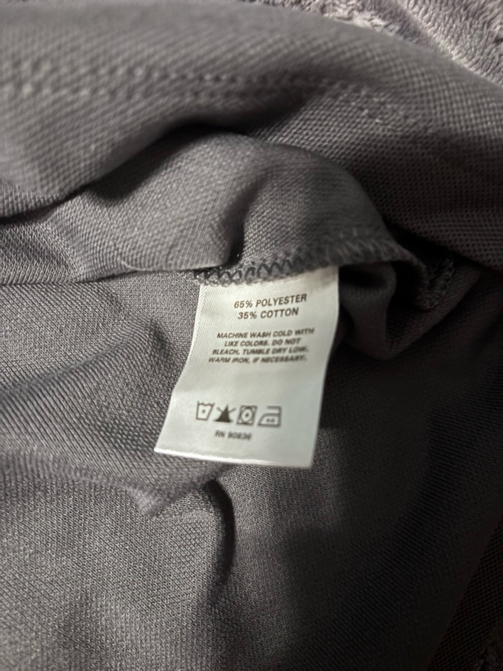 Port Authority Women's Charcoal Button-Down Polo Size Large Polyester and Cotton - Picture 6 of 6